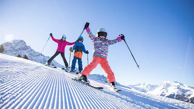 Skifahren mit der Familie